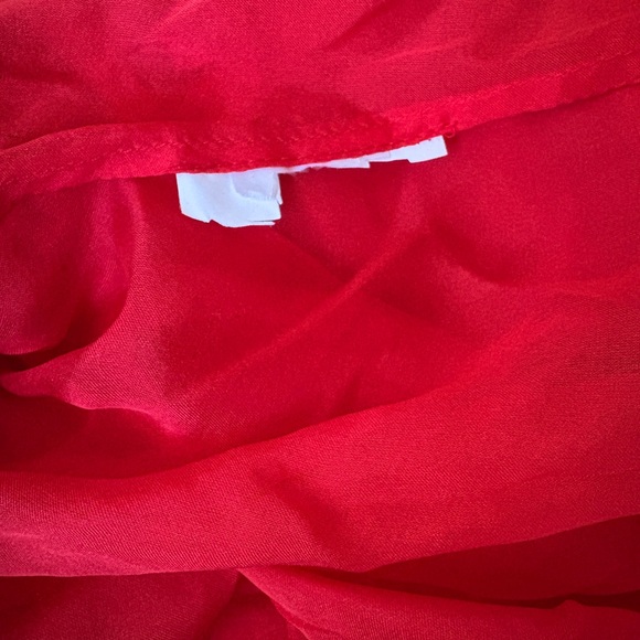 NWOT Red For Love And Lemons “Katya” Silk Chiffon Maxi Dress #2 Sz Small - Picture 16 of 16